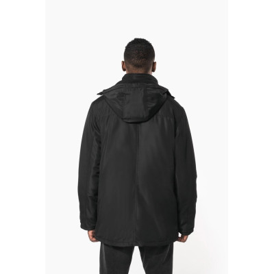 Parka with removable hood